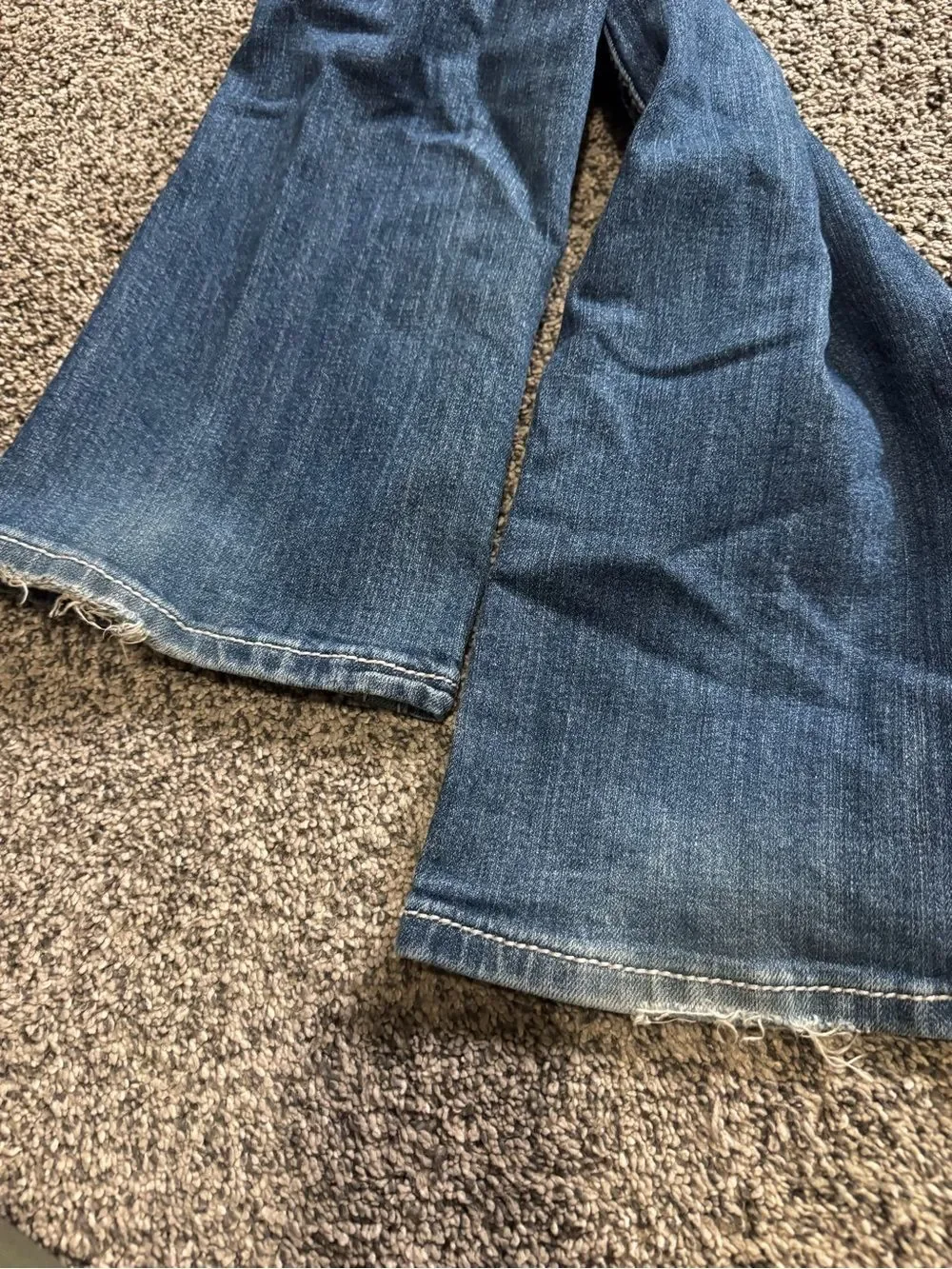 Miss Me Dark Blue Boot Cut Jeans with Embroidered Cross Pockets